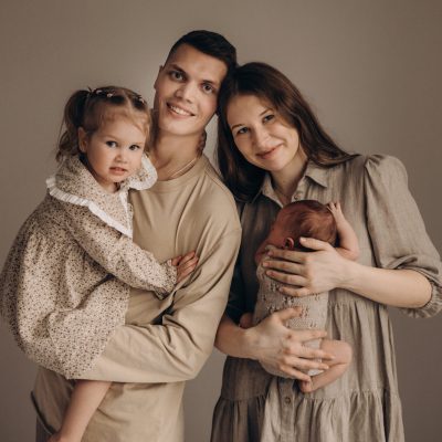 lifestyle-съёмка новорождённого дома в уютной обстановке Подмосковья